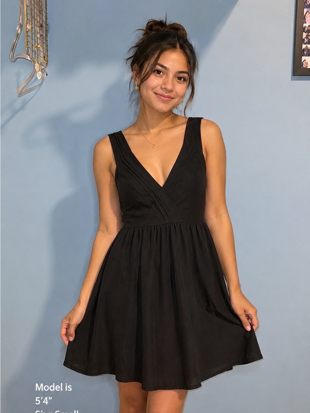 Pins and needles black dress